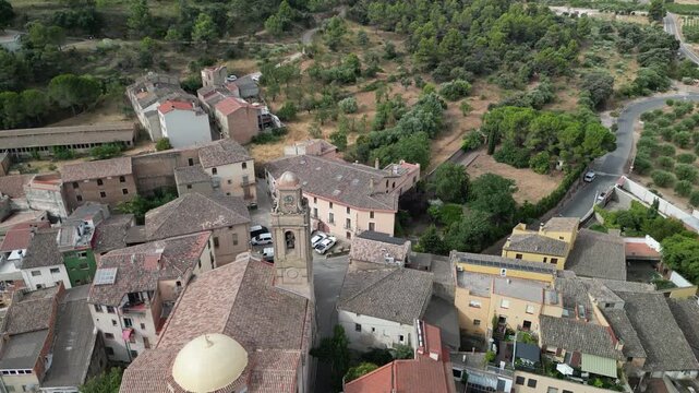 The village of Mar&ccedil;a, Priorat