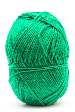 A ball of acrylic yarn for crocheting and knitting