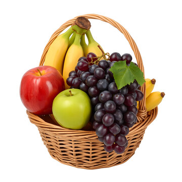 basket with fruits