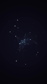 Exploring a Night Sky Network of Connecting Dots and Lines