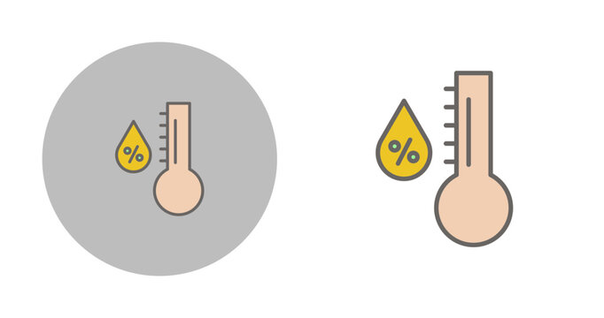 Humidity Levels Vector Icon