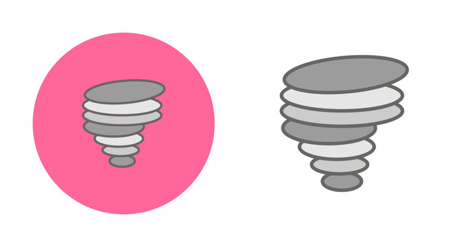 Tornado Vector Icon