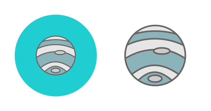 Neptune Vector Icon