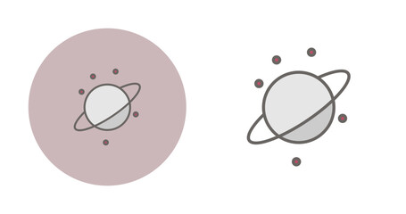 Planetary Rings Vector Icon © Muhammad