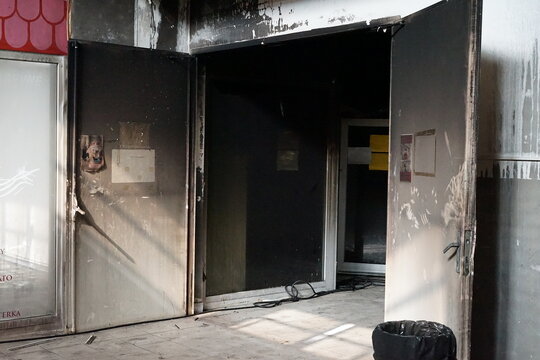 The consequences of the fire in the shopping center in the southern part of the city. The estimated damage is currently 15,000,000 CZK. The case is not closed to this day.