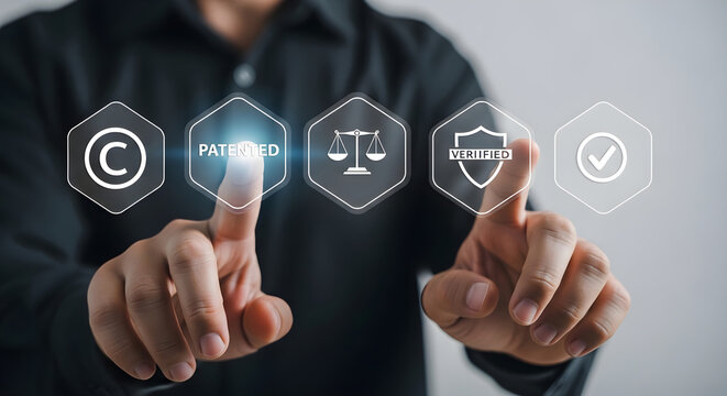 Digital Legal Protection and Intellectual Property Rights Management Interface