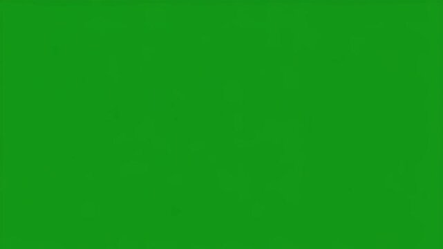 Green Screen Background with Digital Glitch Effect and Black Segment for Broadcast