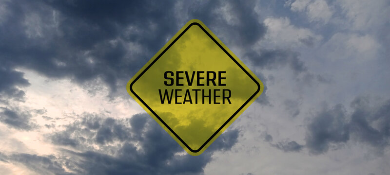 weather severe sign information text