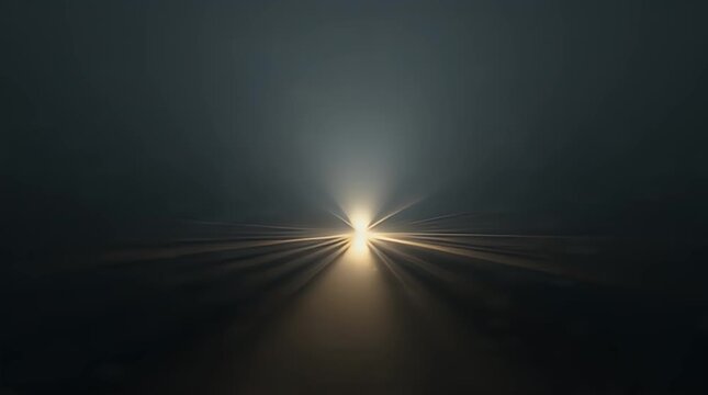 Bright Light Emerging from Darkness in Abstract Scene