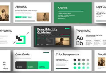 Modern Brand Identity Guideline Presentation Template