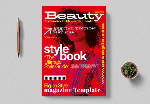 Modern Fashion Cover Page Template