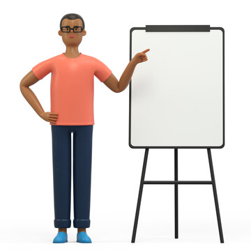 Presenting ideas, blank canvas, open for discussion