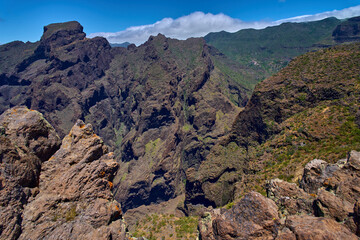 Obraz premium Walls of the Masca gorge