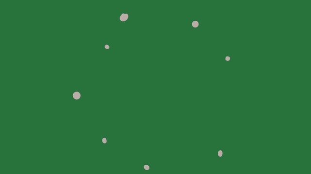 Purple egg isolated on green screen background