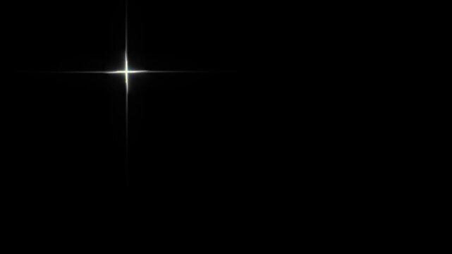 Twinkle glitter stars sparkling on black screen, white doodle cartoon star shine animation overlay, magical night sky festive sparkle glow effect, starry twinkle light. 4K seamless video asset loop