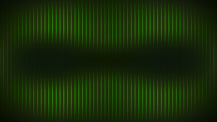 Fototapeta premium Abstract background featuring vertical glowing green neon lines on a dark surface, creating a futuristic and tech-inspired aesthetic for modern digital displays and web designs.