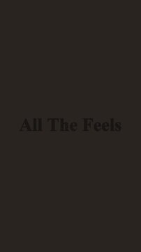 All The Feels in Dark Quiet Room