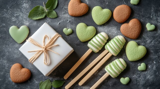 New Pepero day with Dubai Chocolate Biscuit Sticks set,Pocky straw stick set,Couple Lovely day,Pepero Day Love Event,romantic event banner illustration,November 11th concept,valentine day.