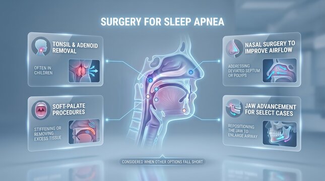 Surgery options for sleep apnea