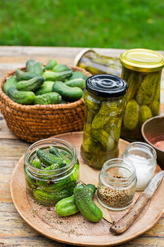 Pickled cucumbers
