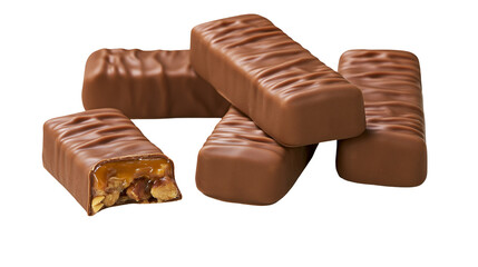 Chocolate bars with caramel and nuts filling © Elvin