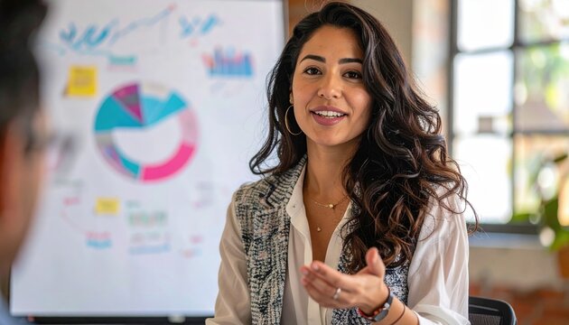 startup founder speaking during presentation