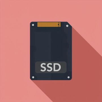 Solid State Drive Storage Device Icon