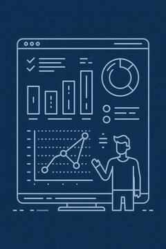 screen brings together insight technology forecast graph business and reporting for digital enterprise workflow