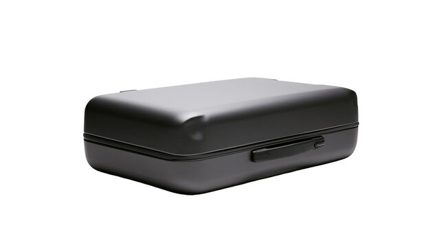 Black hard shell travel case with handle