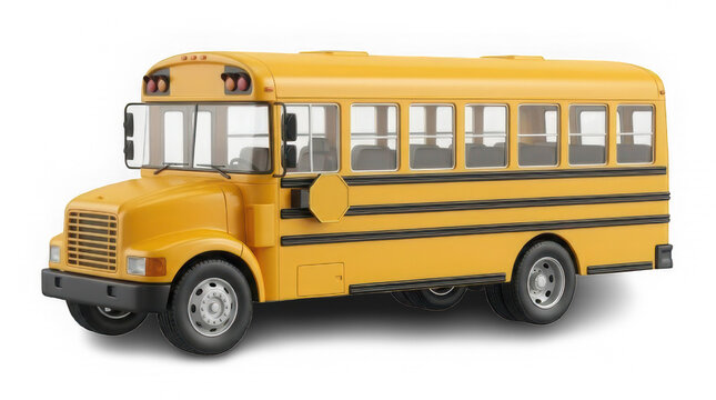 Yellow school bus for student transportation