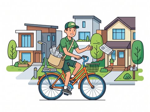 Morning Newspaper Delivery Service