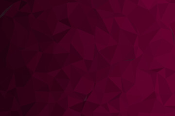 Obraz premium Dark Red Maroon Geometric Polygon Mosaic Background