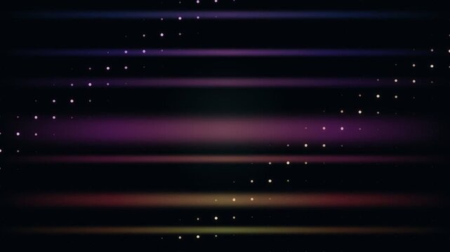 Glowing Aurora Caustic Light Bands Drift Over Dark Dot Matrix