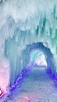 まほら岩手の美しい氷柱