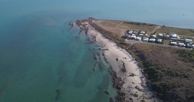Property by the turquoise blue sea