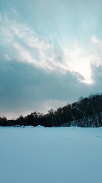 まほら岩手の雪の景色