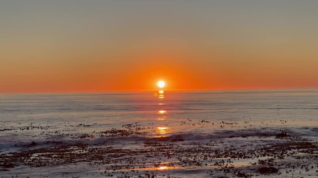 A splendid Sea Point sunset over the bay of Sea Point.