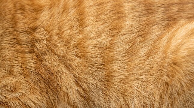 Detailed macro view capturing the soft orange feline coat texture perfect for a cozy wallpaper or organic pattern backdrop  feline coat orange texture ginger fur soft macro view close-up