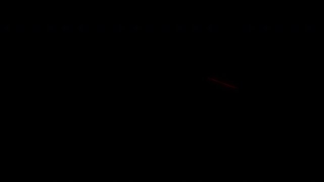 Hand-drawn anime-style red slash and shockwave effects with a fire attribute