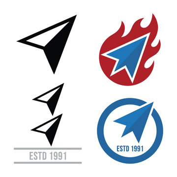 Paper Airplanes and Logos with ESTD 1991 and 1994