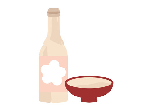 甘酒　イラスト