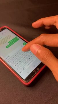 hand with calculator