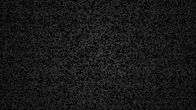 Abstract black noise texture with random white speckles resembling static interference.