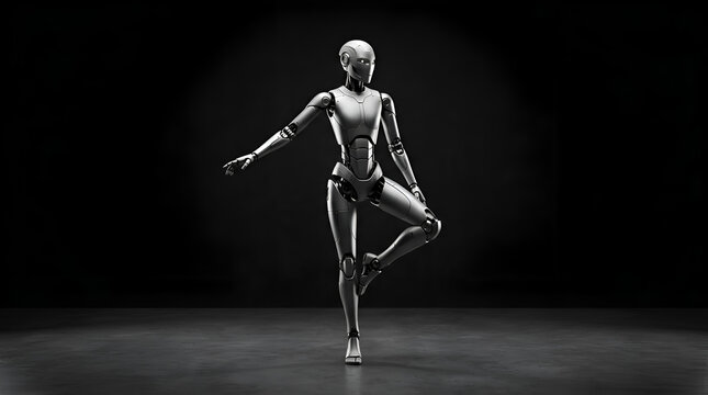 AI Humanoid Robot Technology Concept