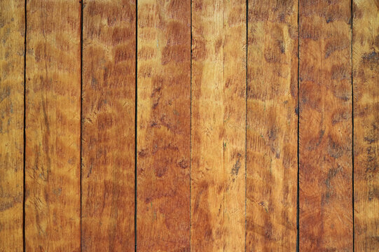 Close up of reclaimed wood timber panels showing biophilic pattern for interior design backdrop
