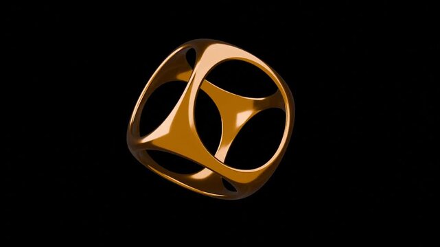 Golden cube