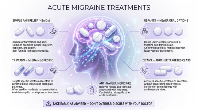 Acute migraine treatments