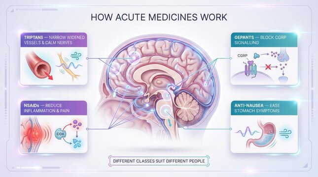 How acute migraine medicines work