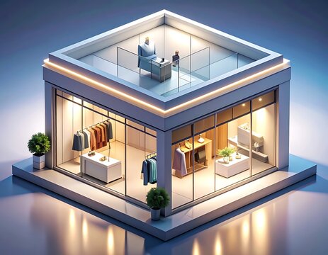 Modern minimalist house interior design concept.