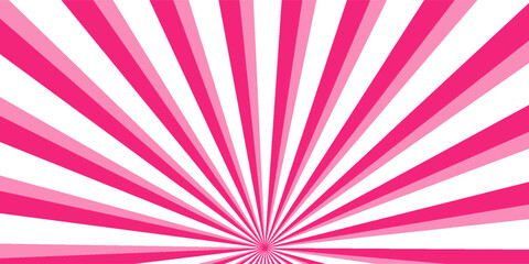 Pink white cream candy vector swirl. Candy color 3d sunburst background for summer poster, banner, christmas greeting or invitation card. Sweet rotating. Vector illustration © wahyu
